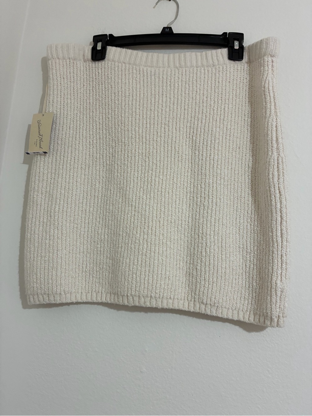 Universal Thread Cream Ribbed Knit Mini Skirt - Picture 5 of 6